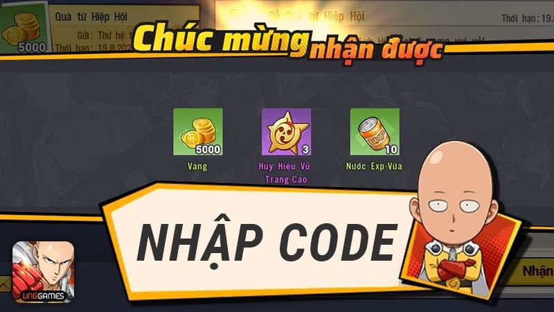 Code One Punch Man - Cách nhận, nhập code đơn giản nhất 2022 - Ảnh 1